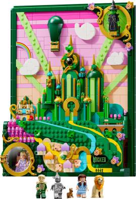 LEGO 75685 翡翠城壁画
