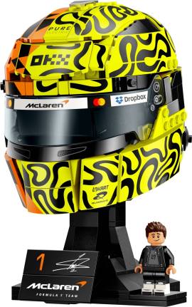 LEGO 43023 迈凯伦万事达卡 F1® 车队兰多·诺里斯头盔