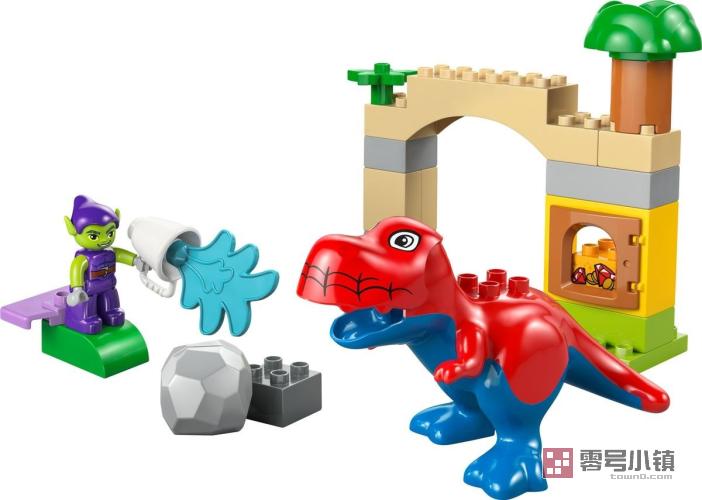 10463： 恐龙蜘蛛侠雷克斯大战绿魔