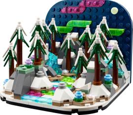 LEGO 40785 北极光场景模型