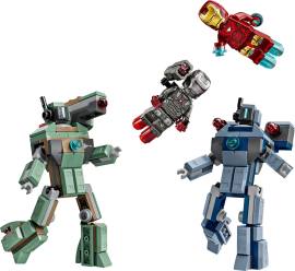 LEGO 76320 钢铁侠与战争机器对阵铁锤无人机